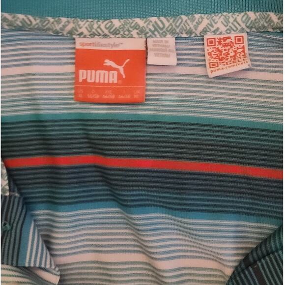 Puma Golf Men's Dry Cell Casual Polo Shirt Size L pit/pit 22" length 31" EUC‎ - Picture 5 of 10